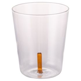 Bicchiere 420 ml in vetro borosilicato, lettera I interna in 3D, Monogram
