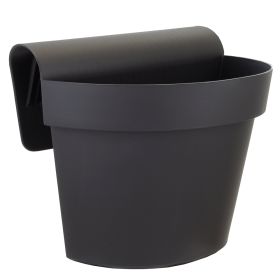Vaso da ringhiera Esprit 30x20x20 cm, antracite