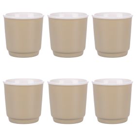 Set 6 tazzine caff&#232; 100 ml, Cedro pedro, Forma